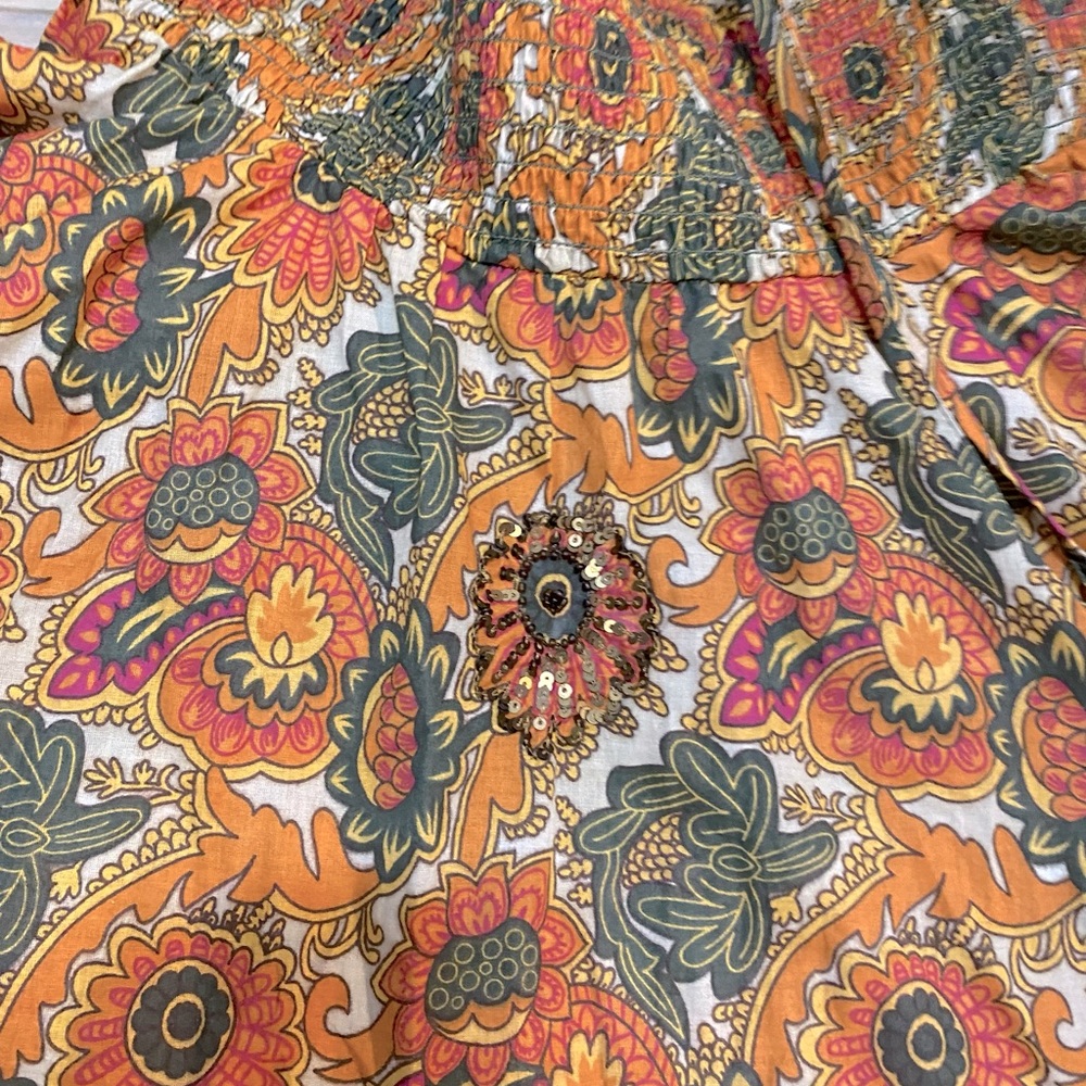 Motherhood Strapless Top w/ Tie Around Neck sz. M - Picture 4 of 8